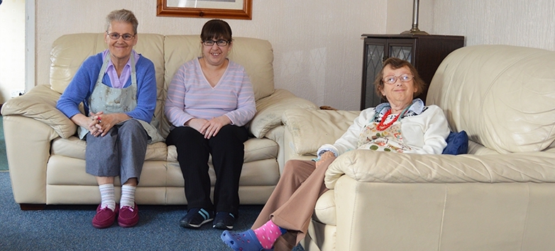 Garendon care home sitting area