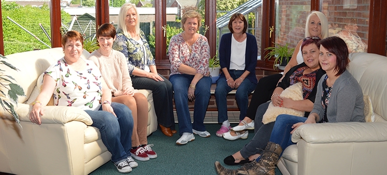 Garendon care home sitting area