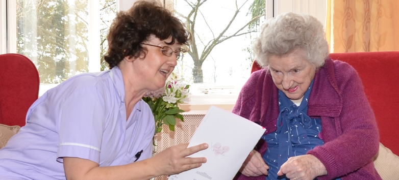 Hatherley care home helping resident