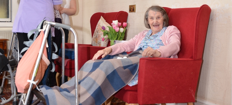 Hatherley care home laughter