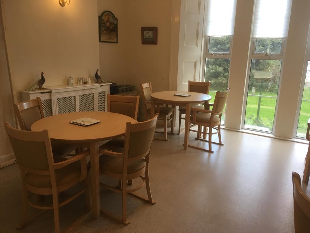 Belmont Grange residential home dining area