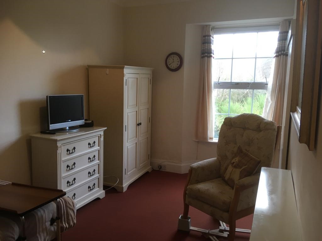 Belmont Grange care home bedroom